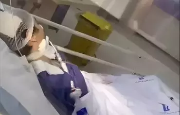 آرمیتا گراوند، دختر نوجوان شانزده ساله، در روز ۱۳ مهر همچنان در بیمارستان فجر تهران در کما به‌سر می‌برد. [ایران اینترنشنال]