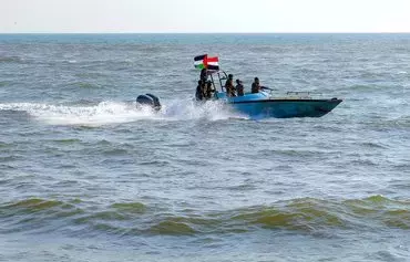 The Iran-backed Houthis patrol the Red Sea on January 4, as the group continues to attack ships in the key international waterway. [AFP]