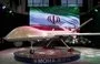 
Iranian drone 'Mohajer 10' is displayed at Iran's defense industry achievement exhibition, on August 23 in Tehran. [Atta Kenare/AFP]        