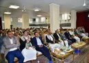 Top Houthi officials were in the front row at the event, which glorified Islamic Republic founder Ruhollah Khomeini and the Islamic Revolution.