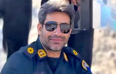 Hossein Ali Piri, deputy chief of Public Security Police Department of Khash, Sistan and Baluchestan province, Iran, is seen in this undated photo. [File]