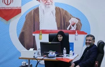 Iran's Former Culture and Education Minister Mohammed Mahdi Ismaili registers his candidacy for the presidential election in Tehran on June 2. [Atta Kenare/AFP]