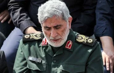 IRGC Quds Force commander Esmail Qaani appeared in Tehran on October 15 after weeks of absence. [AFP]